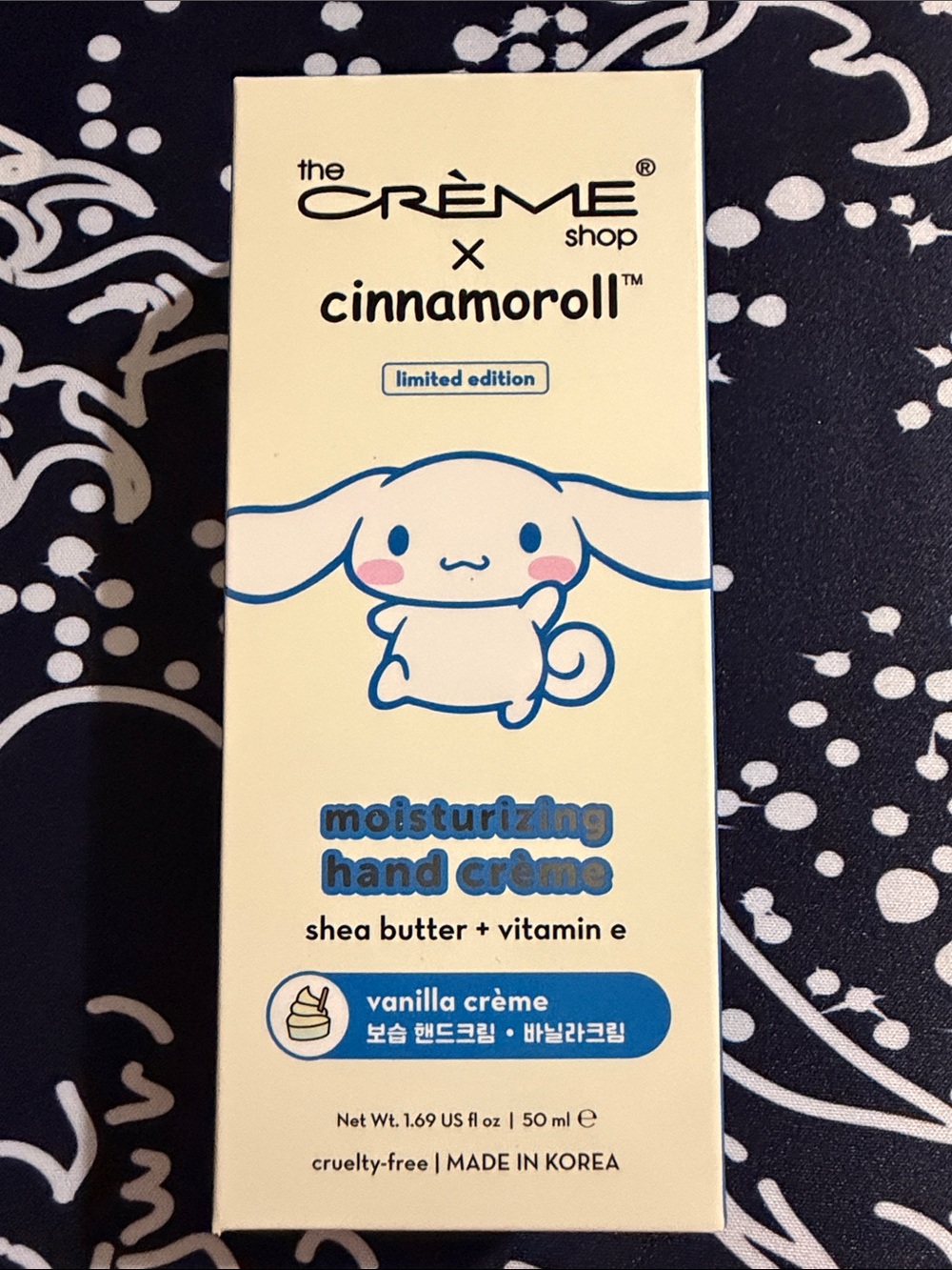 Vanilla Crème Moisturizing Hand Crème - Cream/Blue